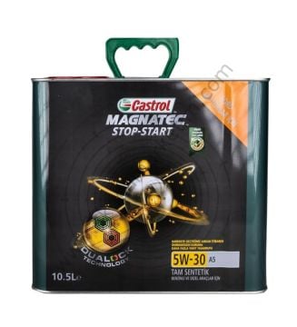 Castrol Magnatec Stop-Start 5W-30 A5 10.5 Litre Motor Yağı – Yüksek Koruma, Düşük Aşınma