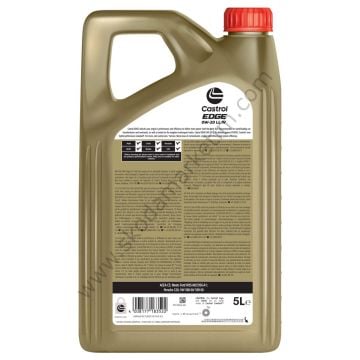 Castrol EDGE 0W-20 LL IV 5 Litre Motor Yağı | Yeni nesil benzinli ve dizel motorlarla uyumlu
