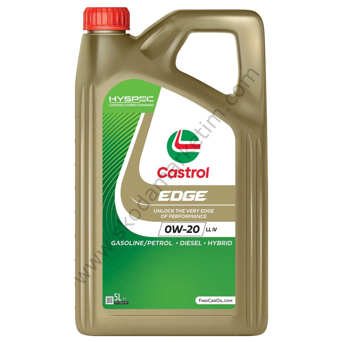 Castrol EDGE 0W-20 LL IV 5 Litre Motor Yağı | Yeni nesil benzinli ve dizel motorlarla uyumlu