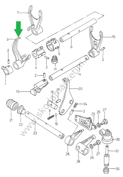 Vites Çatalı,,HİLAL,, 1-2 Skoda Favorit Forman 88-95 Felicia 95-01 VW Caddy II 96-00