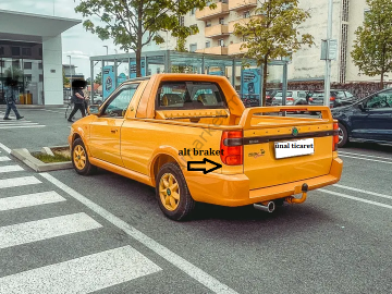 STOP ALT BRAKETİ SOL FELİCİA PICK-UP-6U7813307