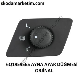 VW POLO --ORJİNAL--2002-2005 ARASI AYNA AYAR KUMANDA --6Q1959565