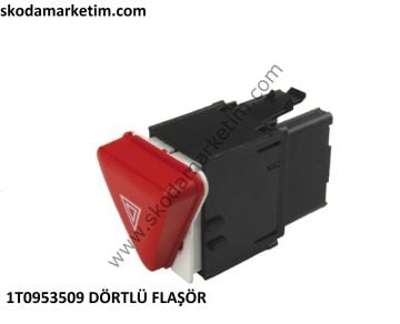 DÖRTLÜ FLAŞÖR DÜĞMESİ ANAHTARI -CADDY-TOURAN- Oem-1T0953509