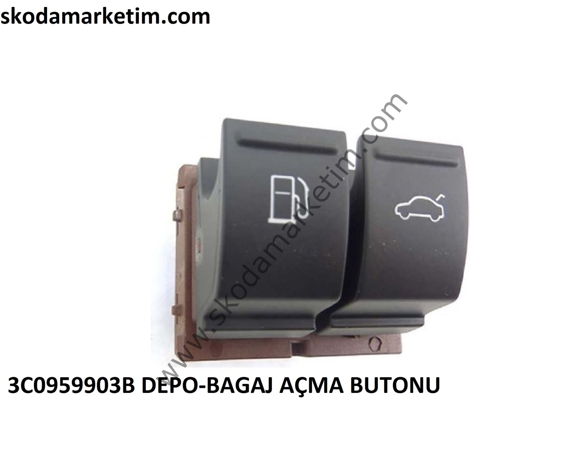 DEPO VE BAGAJ AÇMA ANAHTARI -Passat (2006 >2011 · Passat CC (2009 >2017 · Jetta (2011 >2018 · Eos (2006 >2016-- 3C0959903B