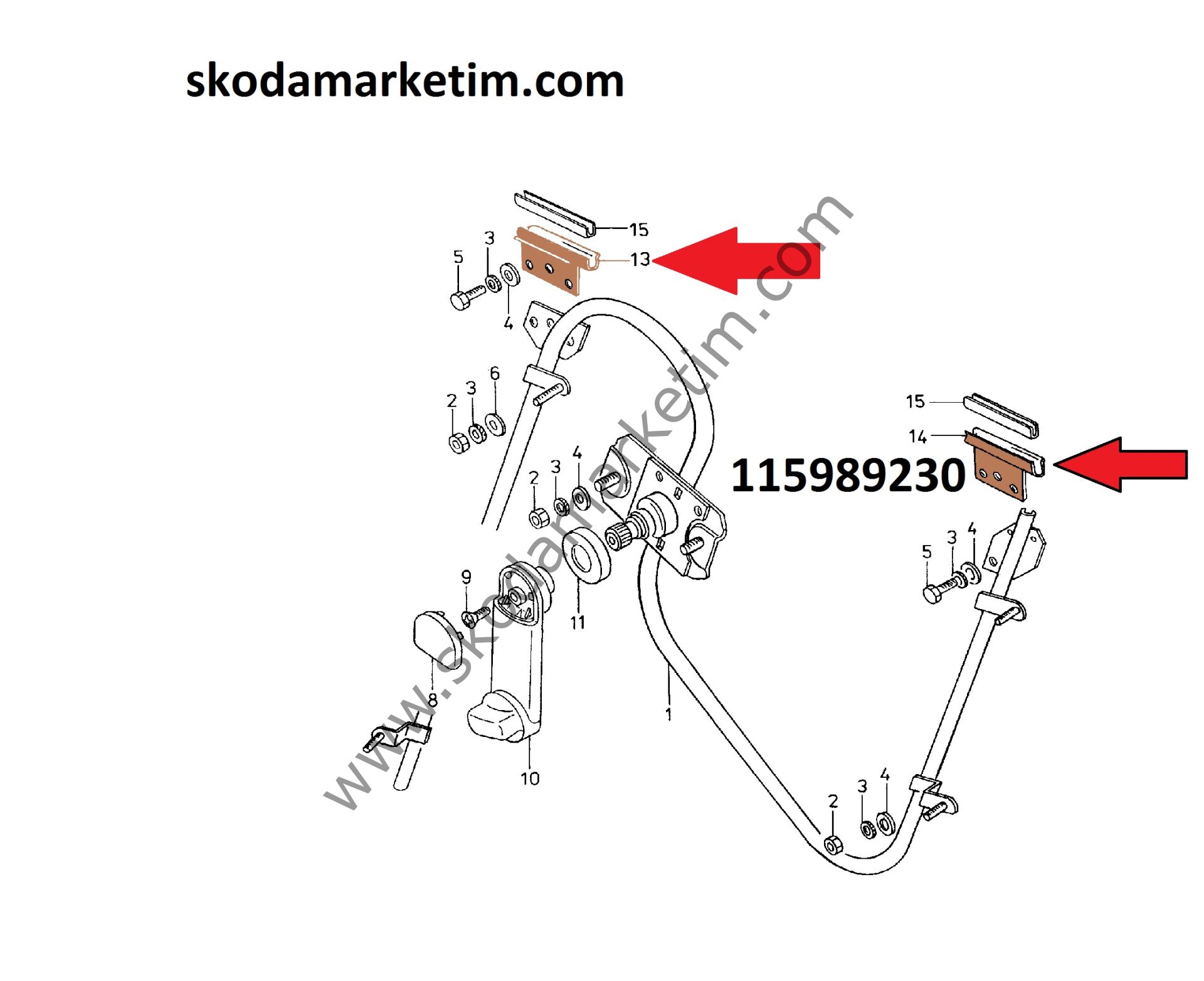 CAM KALDIRMA KRİKO BAGLANTI KIZAGI-115989230