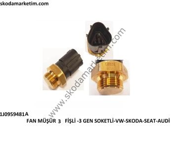 FAN MUSURU A3-BORA-GOLF IV-POLO-GOLFIII 3-- FİŞLİ--1J0959481A