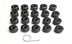 BIJON KAPAK SETI SIYAH 16 NORMAL +4 SIFRELI SEAT VE AUDI---6J0601173B GKL 294079