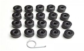 BIJON KAPAK SETI SIYAH 16 NORMAL +4 SIFRELI SEAT VE AUDI---6J0601173B GKL 294079