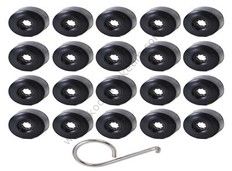 BIJON KAPAGI SIYAH 16 AD NORMAL+4 AD SIFRELI AUDI VE SEAT--4M0601173C GKL 294080