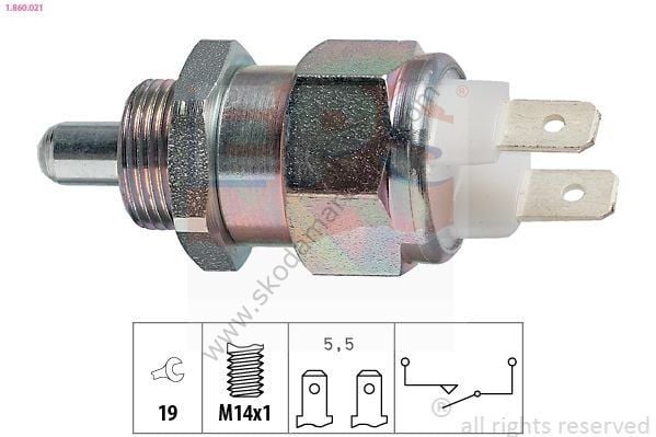 Geri Vites Müşürü Felicia 94>01 / Pick-up 95>02 / Favorti, Forman 88-95 | 115939031