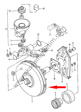 FREN HİDROVAK  WESTİNGHOUSE FELİCİA  VESTENHAUS-6U0612107