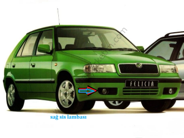 Sis Farı Sağ Felicia 94>01 / 6H0941700A Skoda